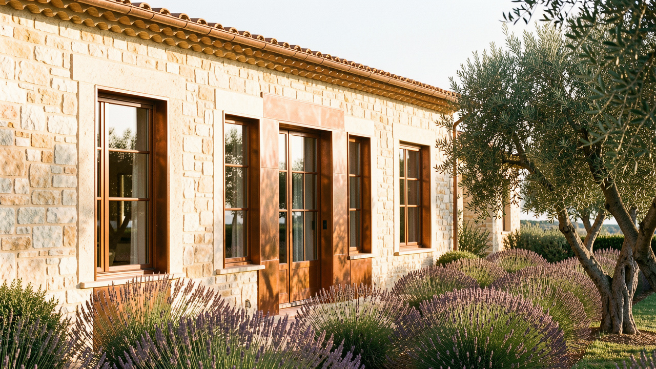 Fenêtres en cuivre : un choix durable et élégant pour une maison dans le Var
