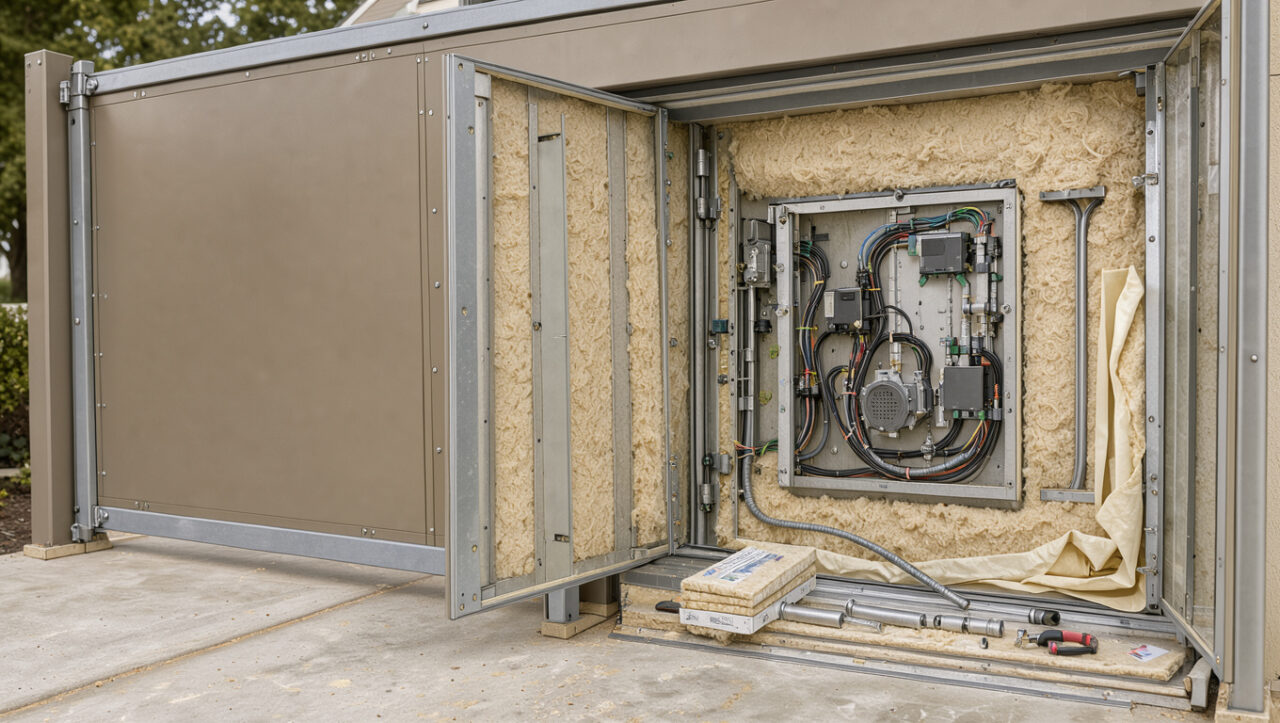Ouate de cellulose : comment isoler un portail et son local technique pour mieux protéger vos automatismes ?