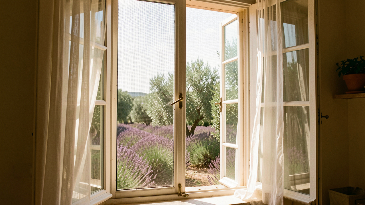 Pourquoi installer une moustiquaire sur mesure dans le Var pour aérer sans subir les insectes