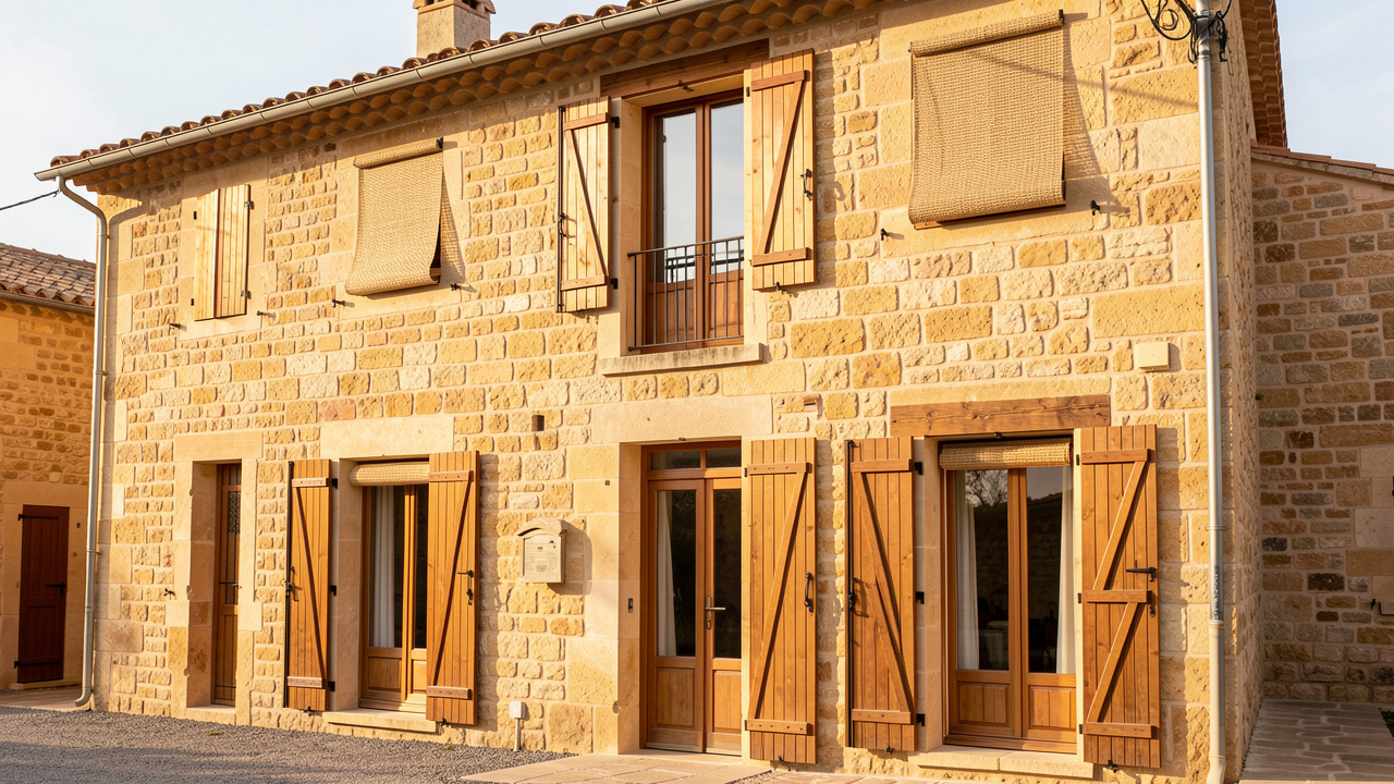 Pierre de taille et protections solaires : comment préserver le cachet d’une façade varoise