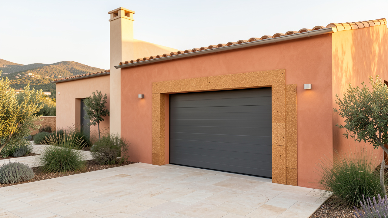 Porte de garage isolée au liège : une option pertinente pour votre maison dans le Var ?