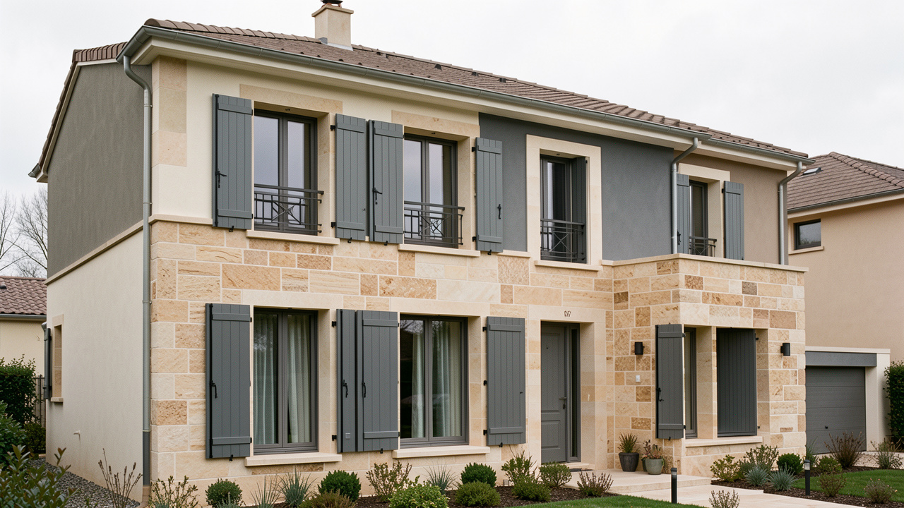 Ardoise : comment accorder vos volets à une façade aux tons minéraux ?